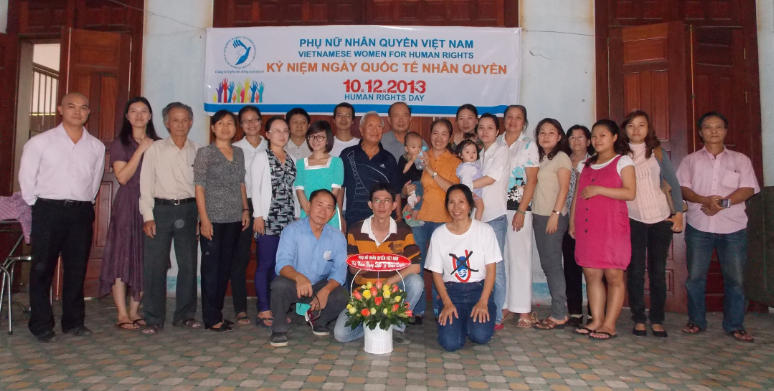 the inaugural meeting of Vietnamese Women For Human Rights on Tuesday at a pagoda in Ho Chi Minh City.