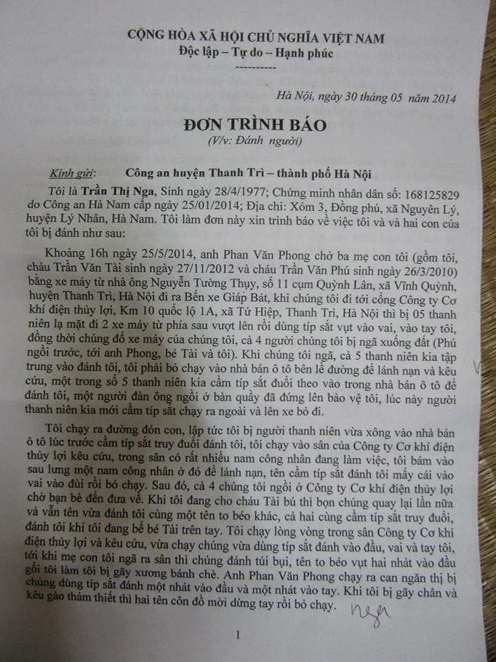 Thuy Nga Don trinh bao 1