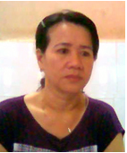 Chị Nguyễn thị Kim-Thanh (vợ ký giả Trương Minh Đức)