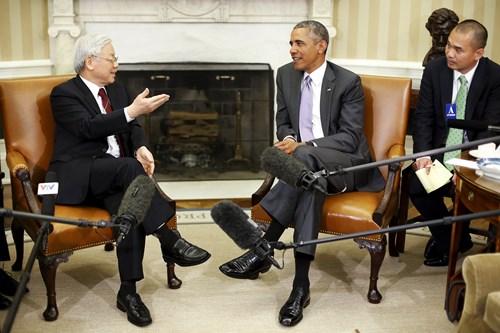 nguyễn phú trọng & obama