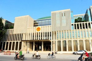 Vietnam Parliament building in Hanoi